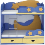 Двухъярусная кровать «Месяц-Комета»